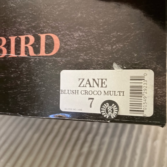 Freebird bronze Croc-Embossed Heeled Boots - Picture 5 of 5